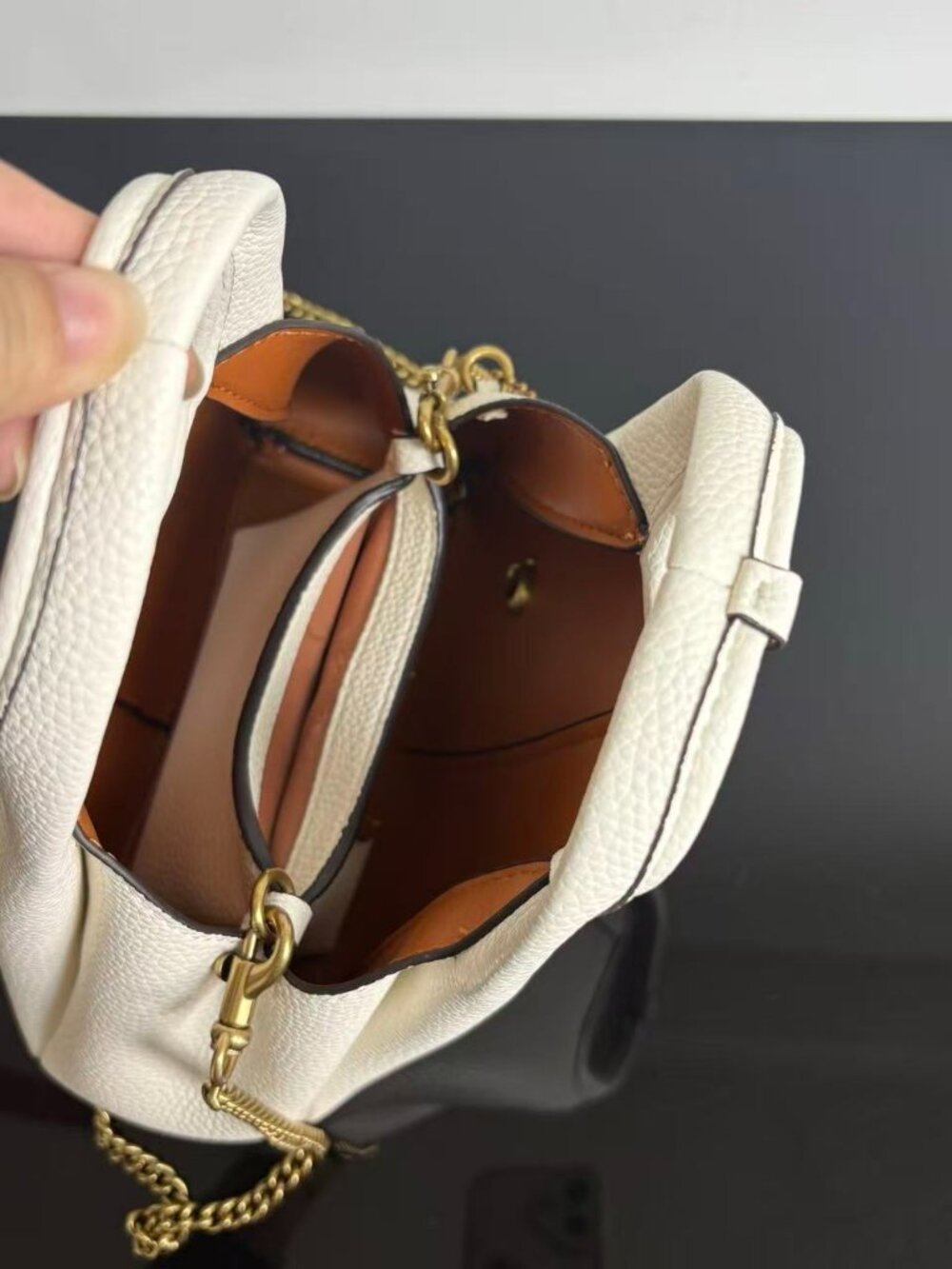 Coach Mini Lana 19 Tote Bag with Detachable Chain Strap - Picture 5 of 5